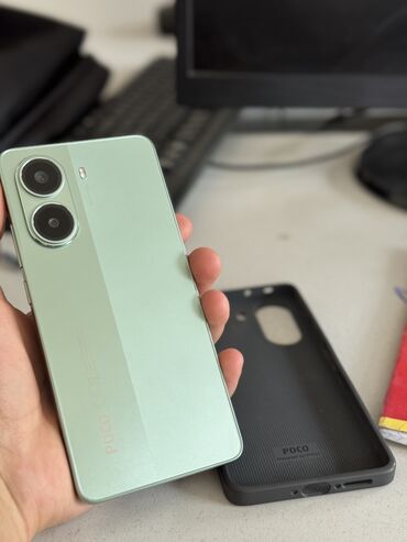 телефон срочно: Poco X7 Pro, Новый, 256 ГБ, цвет - Зеленый, 2 SIM