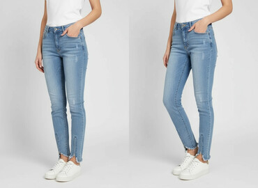 jeansy mohito wyprzedaż: SZACHOWNICA, Jeans for women, size S