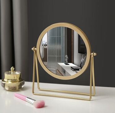 прожектор для дома: Эстетичные зеркало в золотистом цвете 😍 смотрится очень даже красиво и
