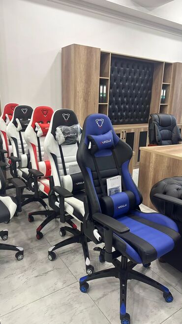 Ofis və oyun kresloları: Yeni, Təkərli, Qolları tənzimlənir, Dəri -da lalafo.az — 22 Ofis və oyun kresloları: Yeni, Təkərli, Qolları tənzimlənir, Dəri — 22