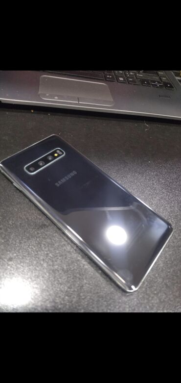 Samsung: Samsung Galaxy S10 Plus, 128 GB, rəng - Göy, Barmaq izi