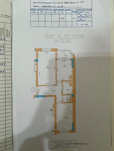 Продажа квартир: 2 комнаты, 71 м², 10 этаж — 6