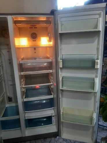 vita satışı: Ikili qapılı Side-by-Side soyuducu - Ön paneldə qara şüşə effektli — 5