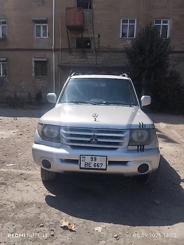 naxçıvan avto: Mitsubishi Pajero: 2 l | 2001 il 453000 km Ofrouder/SUV — 4
