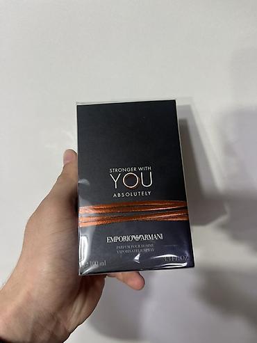 Şəxsi əşyalar: Emporio Armani “Stronger With You Absolutely” – kişi üçün parfum (Eau — 1