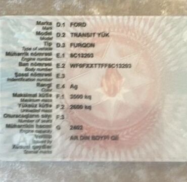 Yük maşınları: Ford Transit Yük, 2008 il, motor 2.4 l, Furqon — 1