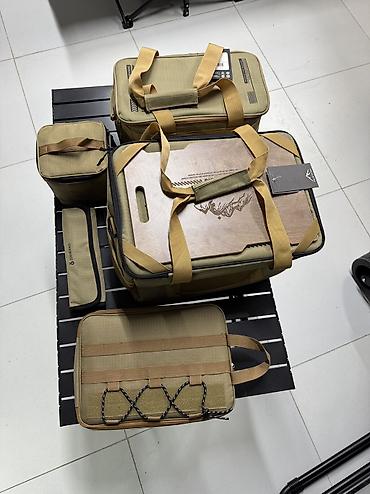 Другие товары для пикника: Набор для кемпинга и пикника в переносных органайзерах (5 комплектов) — 2