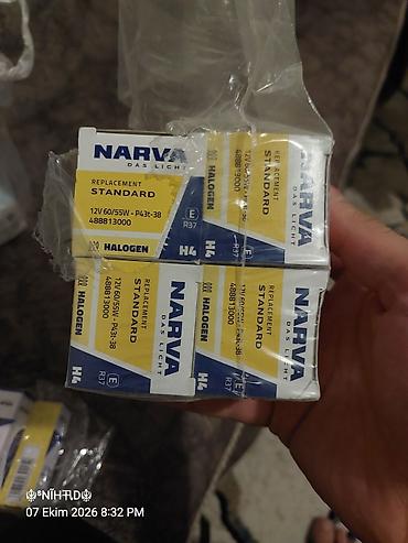 h4: NARVA H4 halogen avtomobil lampası. Əsas xüsusiyyətlər: - Marka — 1