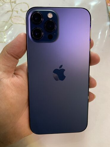 Apple iPhone: IPhone 12 Pro Max, Б/у, 128 ГБ, Синий, Чехол, Кабель, 85 %