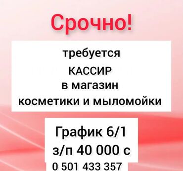 работа для девушек ежедневная оплата: Талап кылынат Сатуучу консультант га Косметика жана парфюмерия дүкөнү, Иш тартиби: Ийкемдүү график, Карьера жактан көтөрүлүү, Стаж өтүү