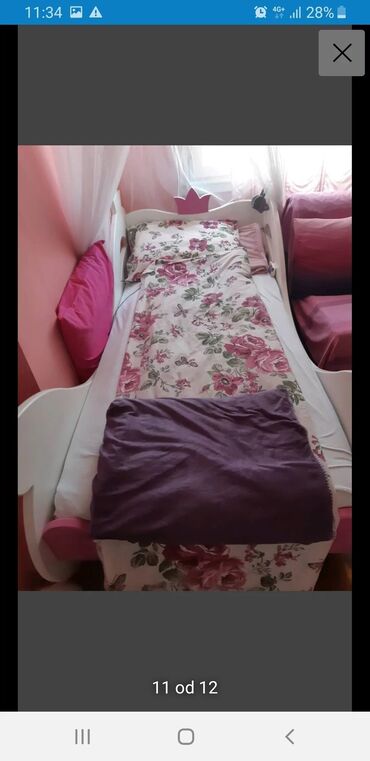 Kreveti za decu: Krevet za princeze, koriscen, fantastican, ocuvan, dve manje — 6