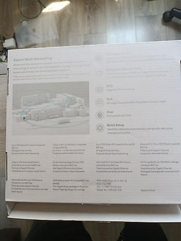 samsung mini notebook: Xiaomi Router AX1500 (Wi‑Fi 6) - Wi‑Fi 6 (802.11ax) dəstəyi, ümumi — 3