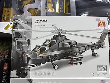 макет самолета: Конструктор WANGE Air Force Gunship - Тематика: военный — 1
