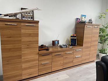 Ofis dəst mebeli: Ofis mebel dəsti – iş otağı üçün funksional və geniş saxlama həlli — 7