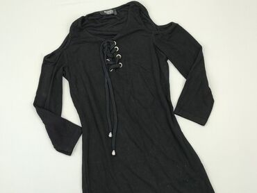 czarna sukienki dzianinowa: Sukienka, 3XL, stan - Dobry