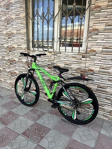 velosiped satisi gence: Dağ velosipedi – ECOBIKE (yaşıl) - Karkas: alüminium alaşımlı — 3
