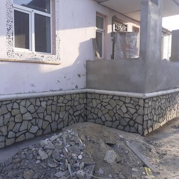 Dekorativ daşlar: Təbii daşdan hazırlanmış divar üzlüyü, müxtəlif ölçülü və formalı — 4