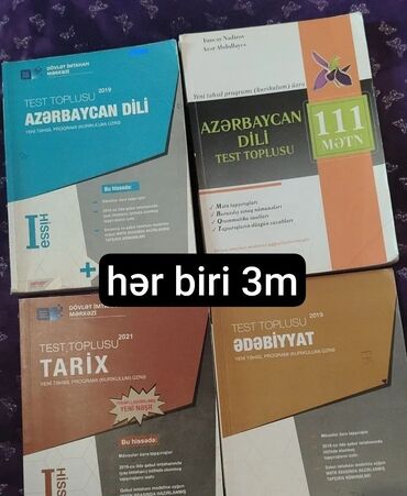 4 cü sinif həyat bilgisi metodik vəsait pdf: Dərsliklərin hər biri tələbələr və abituriyentlər üçün nəzərdə
