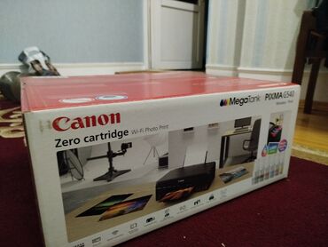 printerlər satışı: Satiram Canon Pixma G 540 Teze Qurutdur Açılmayıb
Wifi ile İsleyir