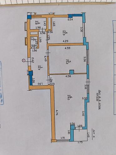 4: 2 комнаты, 72 м², бульвар Эркиндик 4 этаж, Евроремонт — 2