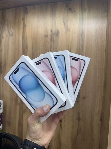 IPhone 15, 256 ГБ, Синий, Face ID, Гарантия