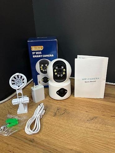 Wifi 2 gözlü simsiz ip kamera 🏠📹 Daxili Wi‑Fi Kamera Xüsusiyyətləri