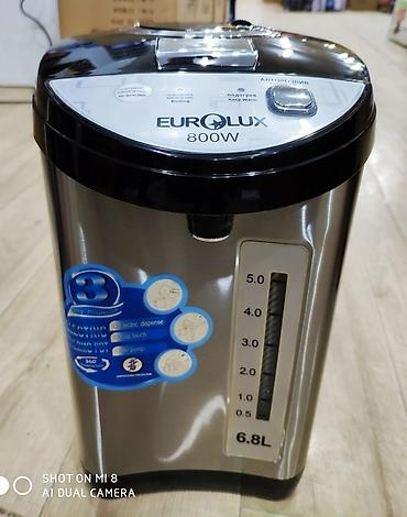 zimmer termopot: Samovar termopot termofot elektrikli termos Eurolux 6.8 litr tutumlu — 3