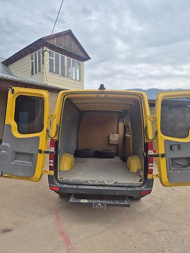 7 местные: Mercedes-Benz Sprinter (длинная база, высокий кузов), жёлтый фургон — 4