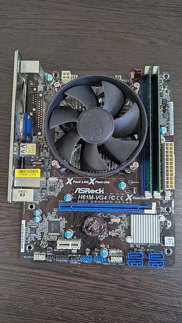 ddr4 ecc: Материнская плата для ПК, Б/у, ASRock, LGA1155, Micro-ATX — 4