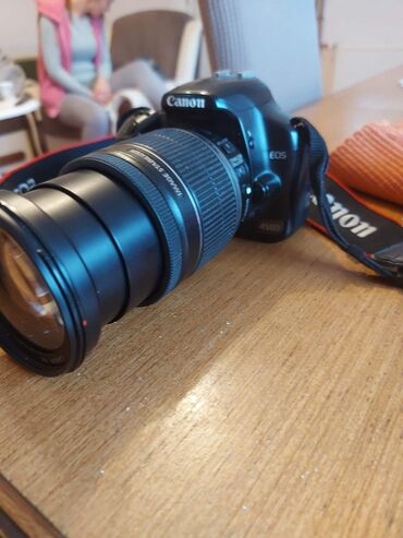 Foto i video kamere: Foto aparat canon i objektiv na prodaju odlicno stanje