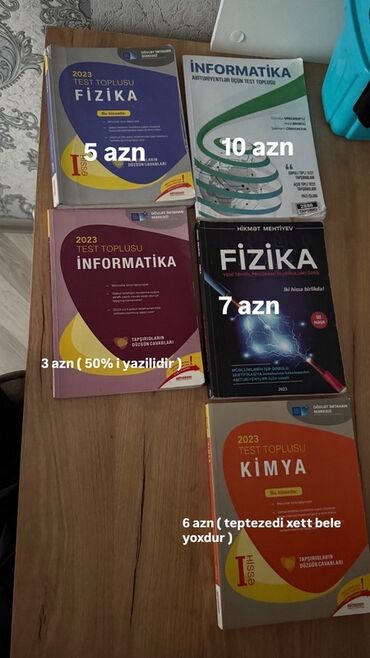müəllimə dəstək test toplusu: Fizika Testlər 11-ci sinif, DİM, 1-ci hissə, 2023 il