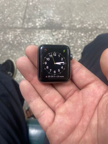 smart watch y1: Эпл воч 3 серия найки сост среднее все работает, АКБ 91% обмен на