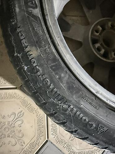 диски на crown: Литой колесный диск с шиной Continental Продаю диску с комплектом шин — 4