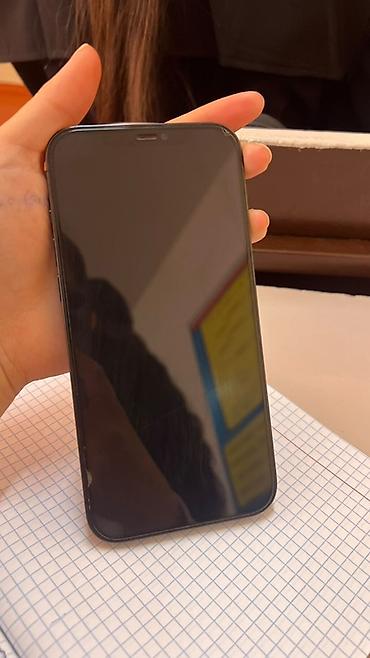 IPhone 12 Pro Max, Б/у, 128 ГБ, Графит, Защитное стекло, Чехол, 80 %
