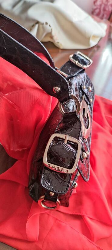 Torbe: Torba za rame, Guess, Materijal: Koža — 6