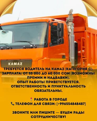 трактор кубато: Талап кылынат Жүк ташуучу транспорт айдоочусу, Айдоочулук категориясы (C), Өзү төкмөгө, Тажрыйбасыз, Сыйакылар, Балдар буюмдары, 18 жаштан жогору