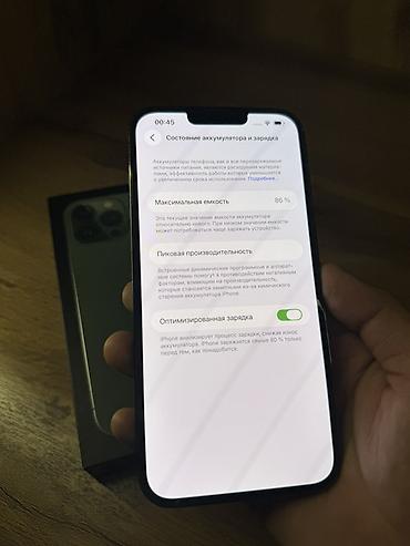 iphone 4с: IPhone 13 Pro Max, Б/у, 256 ГБ, Alpine Green, Коробка, 86 % — 7