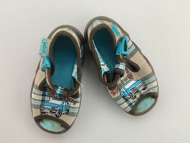 beżowe sandały zamszowe: Sandals 19, Used