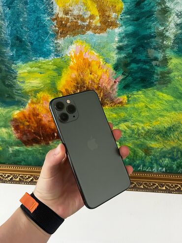 оперативная память скупка: IPhone 11 Pro, 256 ГБ, Жашыл, Коргоочу айнек, Каптама, 79 %