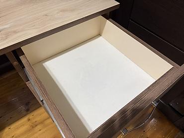 stol: Düz masa, Polkalı, Siyirməli, Sadə laminat — 3