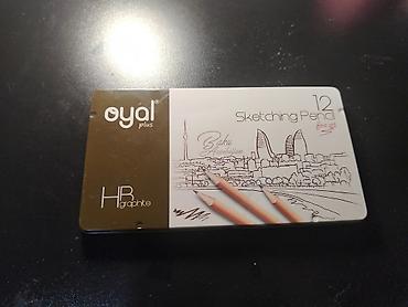 Ofis ləvazimatları: Oyal Plus Sketching pencil.heç istifade edilmeyimb — 1