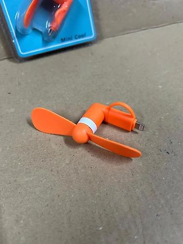 Ostali aksesoari za mobilne telefone: Mini prenosivi ventilator za telefon – “Mini Cool”, narandžaste boje — 1
