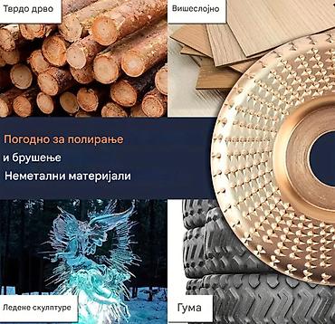 polimetar: Metalno zaobljeno rende za brusilicu. Upotrebljuje se za mekane — 1