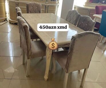 miz stul: Yeni, 6 stul