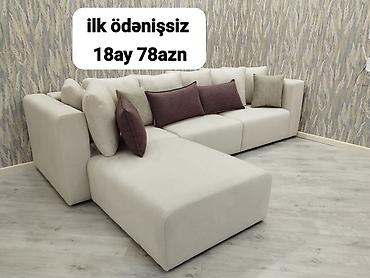 Divanlar: Künc divan kolleksiyası - Müasir dizaynlı L-şəkilli künc divanlar - — 33