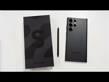 повербанк apple: Samsung Galaxy S22 Ultra, Колдонулган, 256 ГБ, түсү - Кара, 2 SIM, eSIM