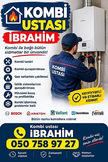 baymak kombi servisi: Kombi ustası – İbrahim Kombi ilə bağlı bütün xidmətlər bir ünvanda: - — 1