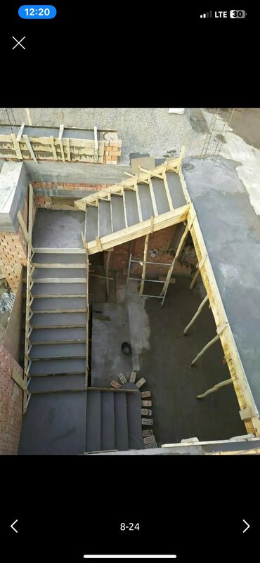 Бетонные лестницы: Изготовление на бетонный лестница любой сложная Киргизстана буйинча — 6