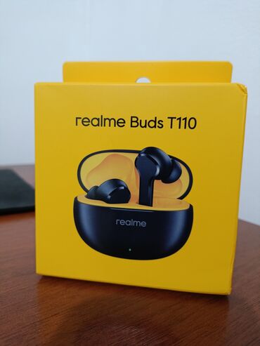 беспроводные наушники оригинал: Realme buds t110 оригинал новые бесплатно доставлю по бишкеку торга