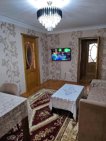 məktəb ləvazimatı: Ev öz evimdi. 3 otaqlı boyuk palqonu her bir şeraiti var. Əșyalidi. 80 — 4
